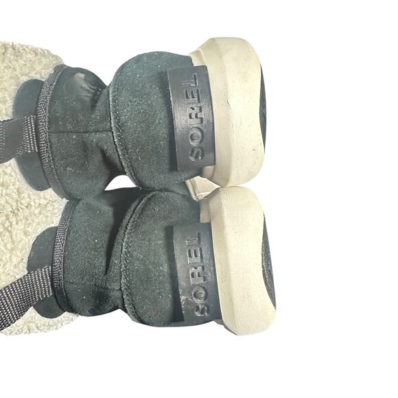 Sorel Women's Explorer™ II Carnival Cozy Boot Black/Sea Salt 8 B - Medium suede - Picture 9 of 11